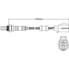 Oxygen O2 sensor for Volvo 30622251 Post Cat (sensor 2)