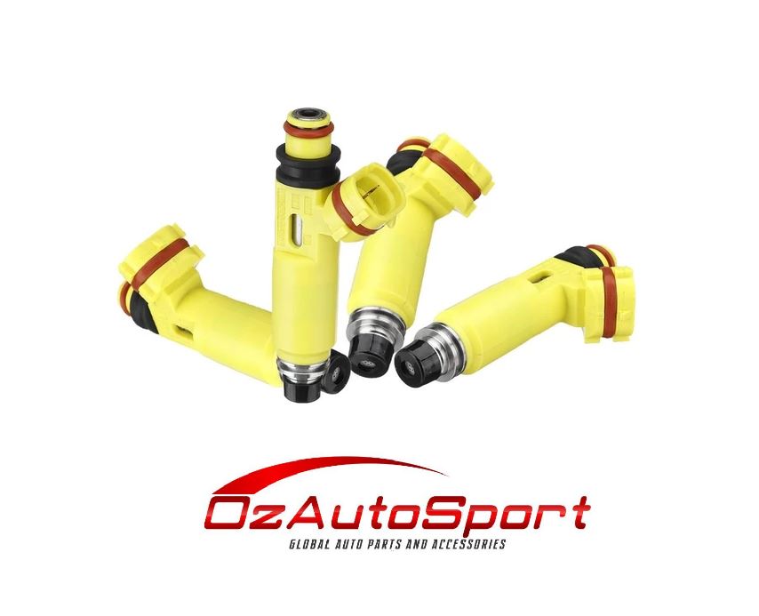 43lb 450cc YELLOW FUEL INJECTORS for MAZDA RX8 MX5 MIATA TURBO 195500-4450