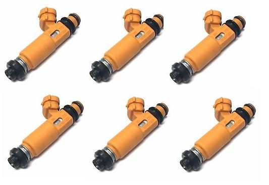 6 x FUEL INJECTORS for MITSUBISHI PAJERO NL 3.5 V6 6G74 97-00 INJECTOR YELLOW 6 x FUEL INJECTORS for MITSUBISHI PAJERO NL 3.5 V6 6G74 97-00 INJECTOR YELLOW