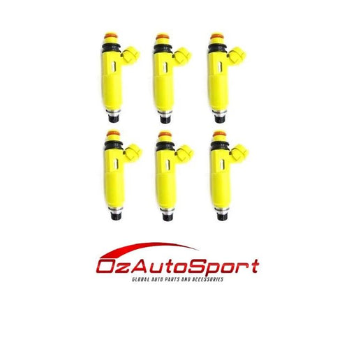 6x Upgrade Fuel injectors for TOYOTA 1FZ-FE LANDCRUISER FZJ78,79,105 LEXUS 450cc