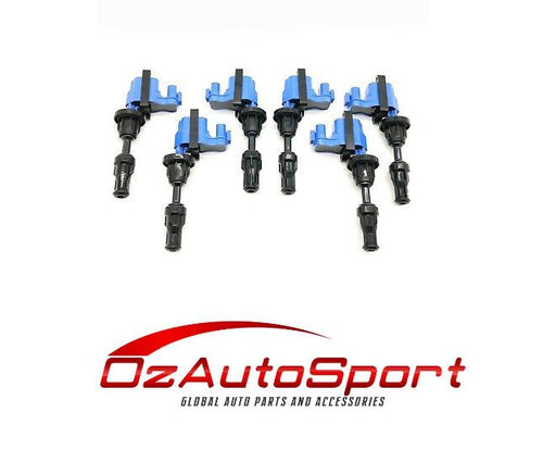 High Energy Ignition Coil Pack SET (6) for Nissan 300zx Z32 VG30DETT, VG30DE BLU