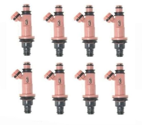 8 x FUEL INJECTORS for LEXUS SC430 UZZ40R 3UZFE 4.3L V8 2001-2010 Denso