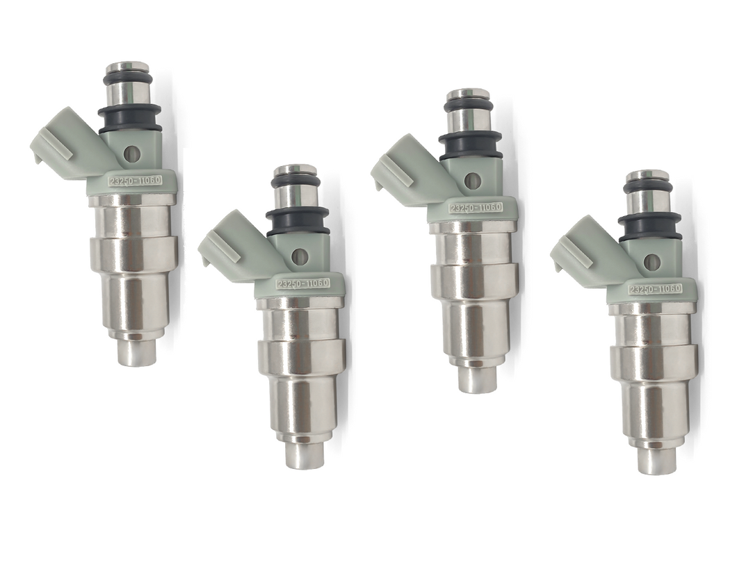 4 FUEL INJECTORS for Toyota Starlet EP82 4EFTE replaces 23250-11060