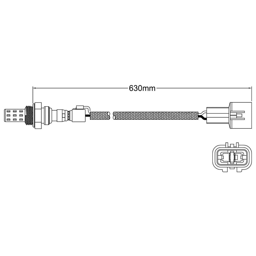 Pre-Cat o2 Oxygen Sensor for Mitsubishi Lancer GSR CE9A EVO II III 2 3 4G63 2.0 Pre-Cat o2 Oxygen Sensor for Mitsubishi Lancer GSR CE9A EVO II III 2 3 4G63 2.0