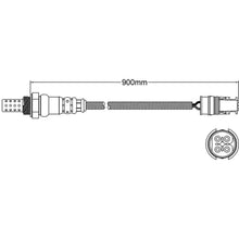 Rear o2 Oxygen Sensor for Mercedes Benz SL350 W230 3.7 Post-Cat
