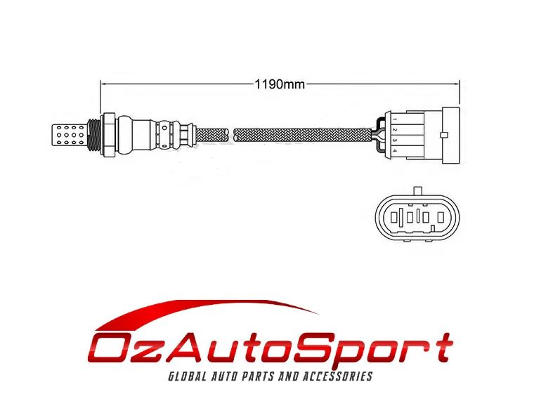 Front Pre-Cat o2 Oxygen Sensor for Alfa Romeo GTV 2.0 3.0 AR916