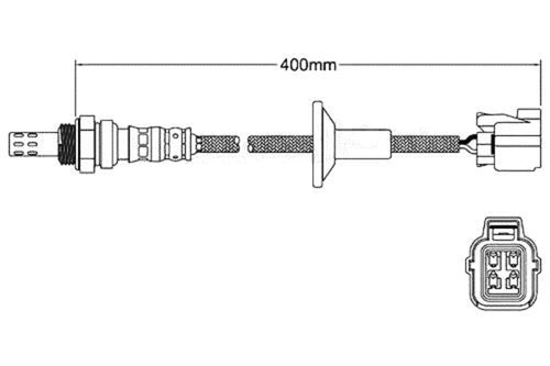 Rear Oxygen Sensor O2 For Honda 36532PWAJ02 EGO-759