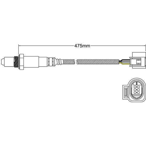 Front Oxygen Sensor O2 For BMW X5M X6 X6M E70 50iX E71 Pre-Cat