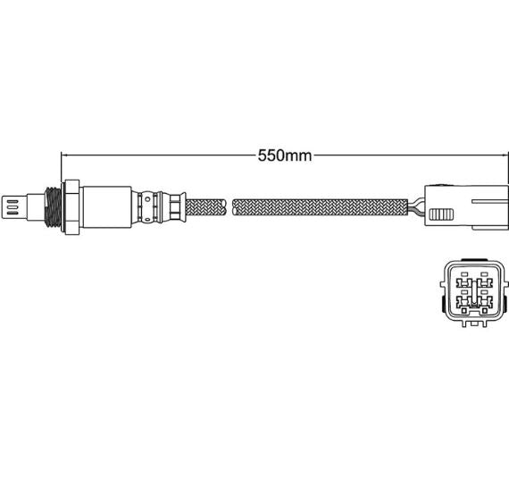 Oxygen Sensor O2 For Subaru WRX 2009 - 2010 2.5L on Pre cat MY10 ...