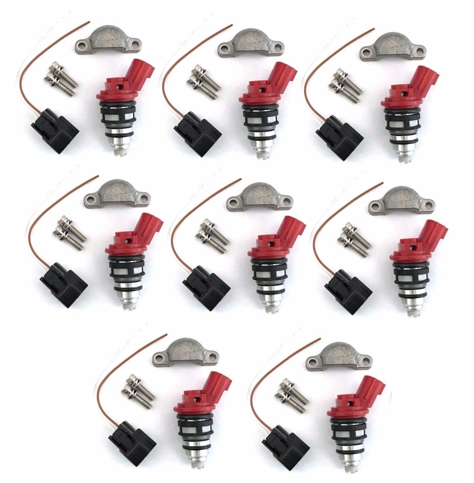 8 x 1000cc Fuel Injectors for NISSAN VH45 Early upgrade kit 8 x 1000cc Fuel Injectors for NISSAN VH45 Early upgrade kit