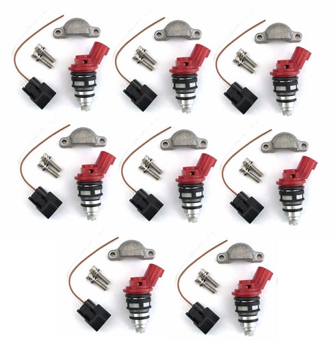 8 x 1000cc Fuel Injectors for NISSAN VH45 Early upgrade kit