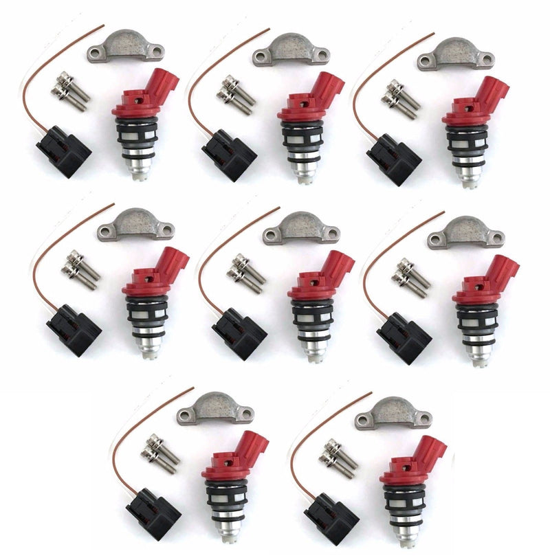 8 x 1000cc Fuel Injectors for NISSAN VH45 Early upgrade kit 8 x 1000cc Fuel Injectors for NISSAN VH45 Early upgrade kit