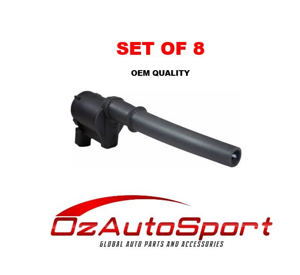 8 x Premium Quality Ignition Coils for Ford BA BF V8 XR8 GT 5.4 5.4L Boss 260 290 32V