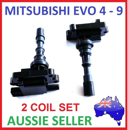 2 x IGNITION COILS COIL PACKS for MITSUBISHI LANCER EVOLUTION EVO 4 5 6 7 8 9 4G