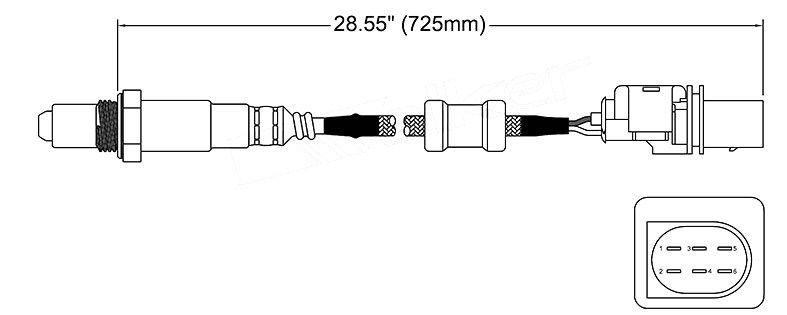 pre cat Oxygen Sensor O2 for Volkswagen Golf VW 5 V GTi 04-10 TDI R32 Audi TT V6