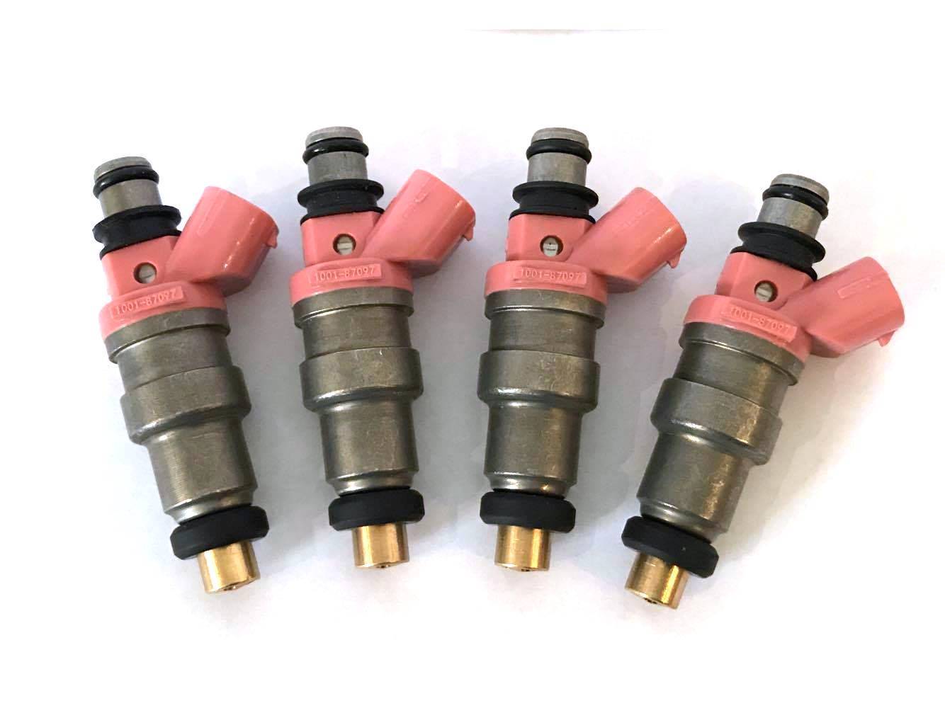 4 650cc FUEL INJECTORS for DENSO MITSUBISHI EVO 1 2 3 4 5 6 7 8 9 SARD