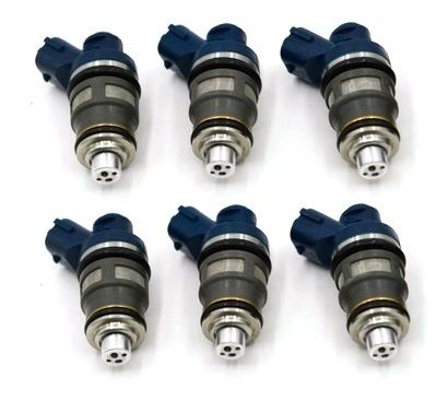 6 ASNU 800cc FUEL INJECTORS for TOYOTA SUPRA JZA70 1JZGTE 1JZ SIDE FEED DENSO