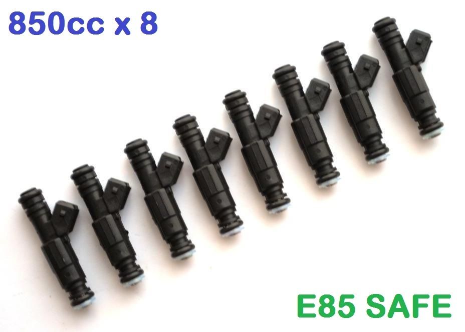 8 x 850cc Fuel Injectors x 8 for Commodore LS1 HSV Gen 3 VN>Z 80LB 81LB e85