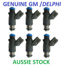 6x Genuine Delphi Fuel Injectors for Commodore V6 VN > VY 440cc 520cc 42lb 50lb