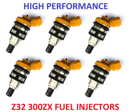 6 x 440cc Fuel Injectors for NISSAN / NISMO Z32 300ZX 89 ~ 94 VG30