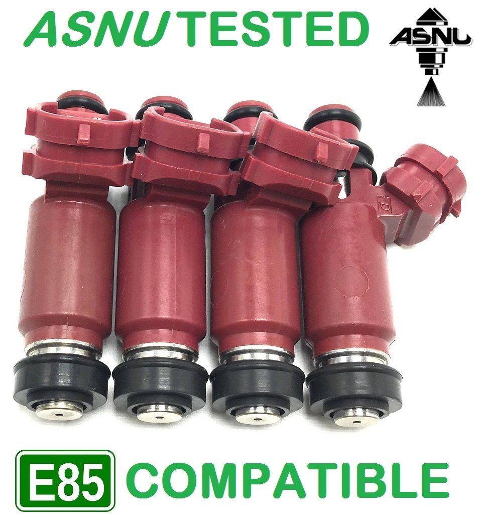 4x 1000cc fuel injectors for Impreza WRX STI EJ255 EJ257 2.5 Genuine DENSO e85