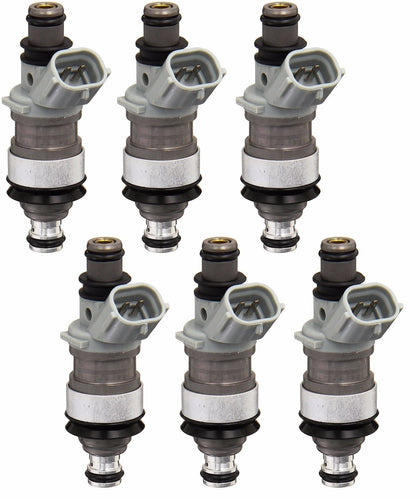6 x FUEL INJECTORS for TOYOTA HILUX LANDCRUISER PRADO 4RUNNER 5VZFE 3.4L