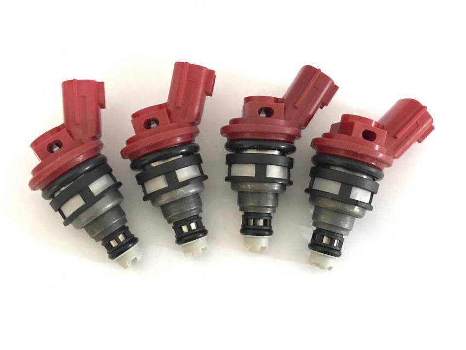 4 850cc JECS Side Feed Fuel Injectors for NISSAN SR20DET S13 S14 S15 E ...