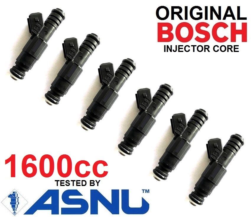 6 Bosch Fuel Injectors for BMW E30 E36 E46 M50 M52 S50 M3 TURBO 152lb 1500cc 160