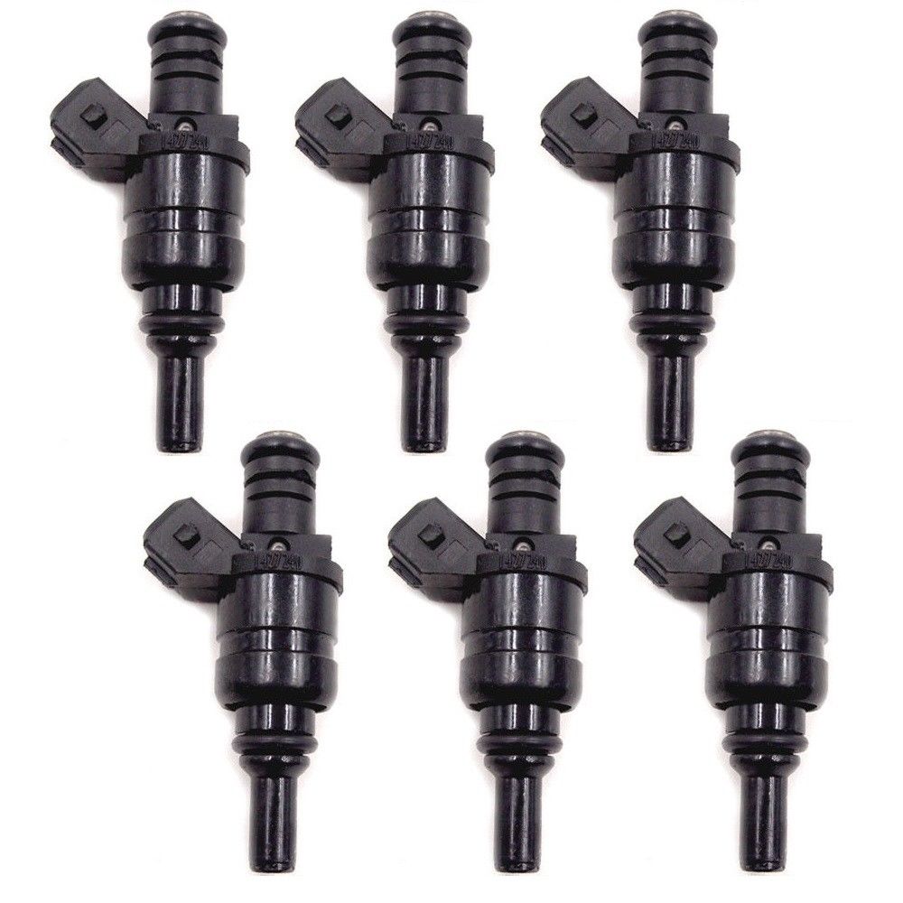 6 FUEL INJECTORS for BMW 320i 325i 325ci E46 M54 6 CYL SIEMENS INJECTO ...