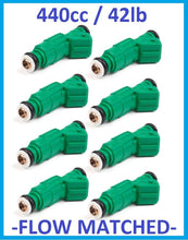 440cc 42lb Fuel Injectors x 8 for Boss 260 32v BA BF 5.4 V8