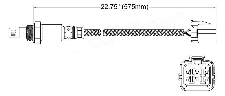 O2 OXYGEN SENSOR 22641AA370 PRE-CAT for SUBARU FORESTER XT GT 2.5 3/2005 ~ 1/201 O2 OXYGEN SENSOR 22641AA370 PRE-CAT for SUBARU FORESTER XT GT 2.5 3/2005 ~ 1/201
