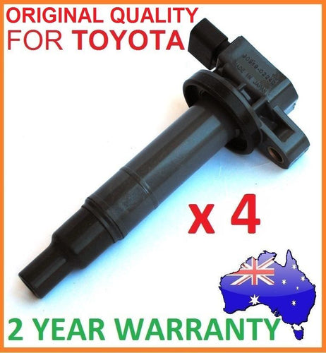 IGNITION COILS FOR TOYOTA ECHO / YARIS / PRIUS 1.3 1.4 1.5 COIL SET 4CYL