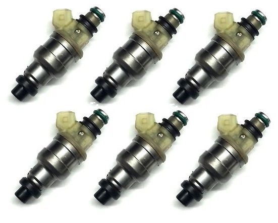 6 FUEL INJECTORS for MITSUBISHI PAJERO NF NG NH NJ 6G72 3.0L 6 88-96 INJECTOR