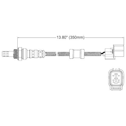 Jdm H22 O2 Sensor Plug Oxygen Sensor O2 For Honda Accord EURO Type R 2.2 H22A CL1 – ozautosport