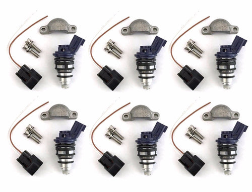 6 x FUEL INJECTORS for MITSUBISHI PAJERO NL 3.5 V6 6G74 97-00 INJECTOR YELLOW 6 x FUEL INJECTORS for MITSUBISHI PAJERO NL 3.5 V6 6G74 97-00 INJECTOR YELLOW