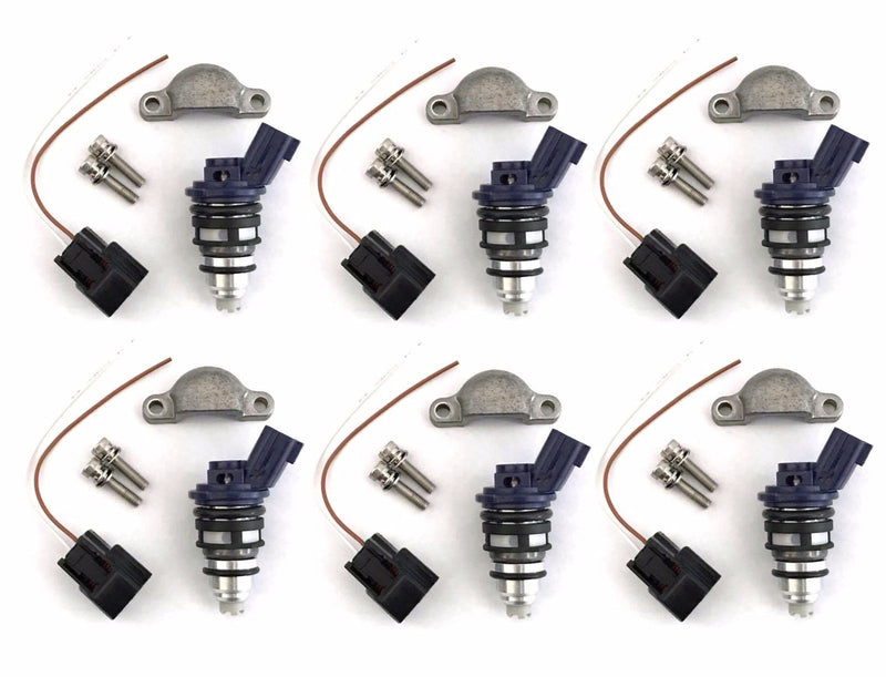6 Fuel Injectors for NISSAN Z32 300ZX 89-94 VG30DE 275cc NA Phase 1 type 6 Fuel Injectors for NISSAN Z32 300ZX 89-94 VG30DE 275cc NA Phase 1 type