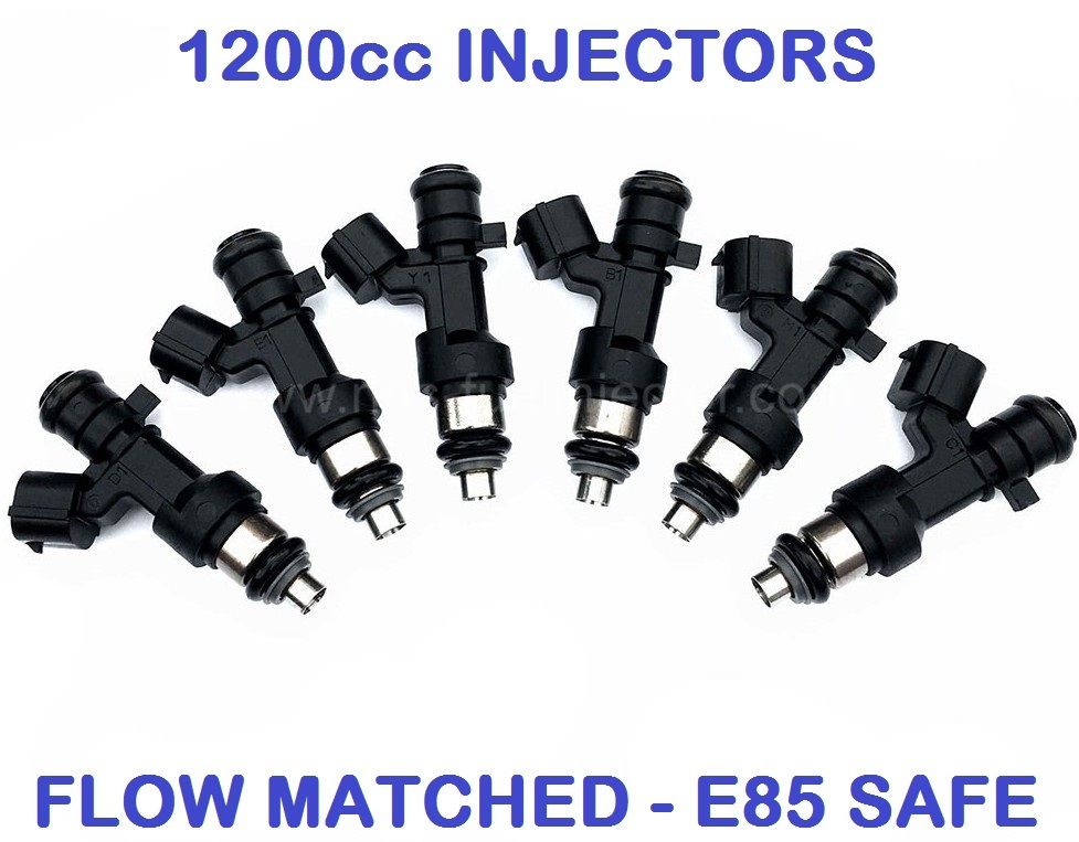 6 1200CC Fuel Injectors for NISSAN NISMO SKYLINE R34 RB25DET NEO DENSO ER34 E85