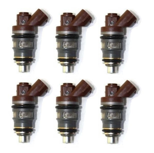 6 800cc FUEL INJECTORS for TOYOTA SUPRA JZA70 1JZGTE 1JZ SIDE FEED