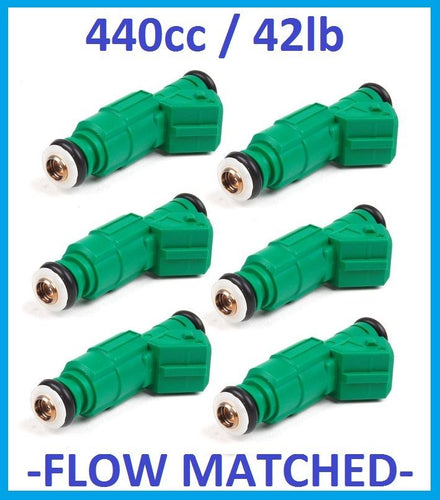Fuel Injector s x 6 for Ford BA BF XR6 turbo 440cc 42lb 0 280 155 968 EV6 Brand