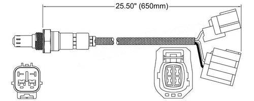 O2 sensor for Mazda 3 MPS L3 2.3L Turbo Front Oxygen 02 2006 on GENUINE WALKER OEM