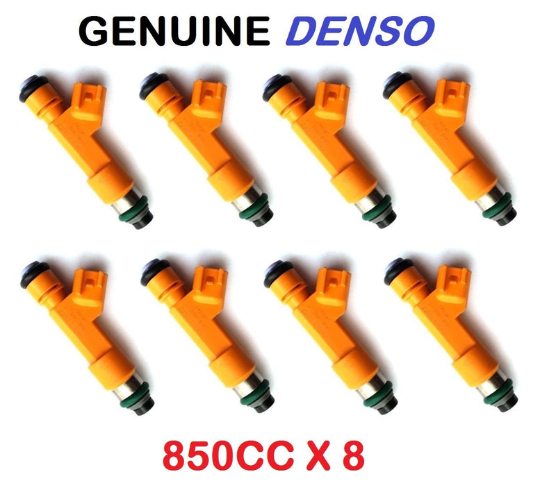 8 x 850cc Fuel Injectors LS1 HSV Gen 3 VN>Z 80lb 81lb Made in JAPAN E85 8 x 850cc Fuel Injectors LS1 HSV Gen 3 VN>Z 80lb 81lb Made in JAPAN E85