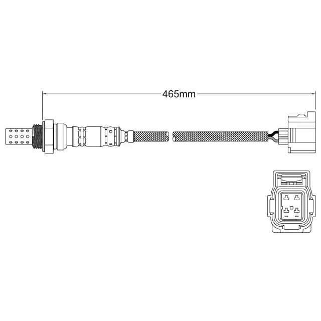 Pre Cat O2 Oxygen Sensor for Jeep Grand Cherokee Wrangler WJ WG 4.7 V8 ...