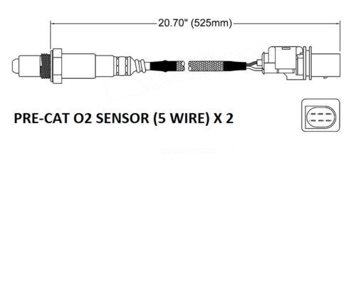 PRE-CAT O2 sensor kit for Holden Commodore VE V6 Models to Sept 2007 ...