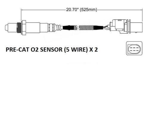 PRE-CAT O2 sensor kit for Holden Commodore VE V6 Models to Sept 2007 (2 sensors)