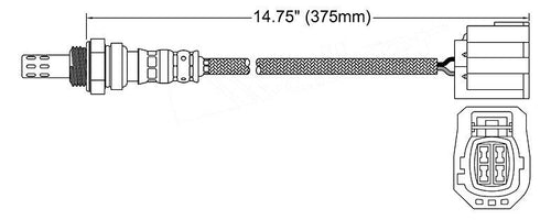 Rear Oxygen Exhaust O2 / 02 Sensor for Mazda 3 MPS L3 2.3L Turbo 2006 on GENUINE