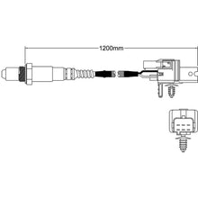 LSU4.2 O2 sensor Lambda sensor replaces 0258007070 0258007032 square plug