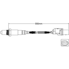 Pre-Cat Oxygen Sensor O2 For Mercedes Benz SL500 W230 2006 on Front