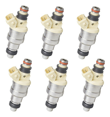 6 B210H FUEL INJECTORS for MITSUBISHI PAJERO NF NG NH NJ 6G72 3.0L 6 8 ...