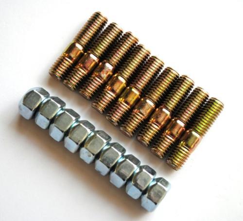 Turbo Studs + Nut for Nissan S13 S14 S15 SR20 CA18 Garrett T2 T25 T28 M8 Turbo Studs + Nut for Nissan S13 S14 S15 SR20 CA18 Garrett T2 T25 T28 M8