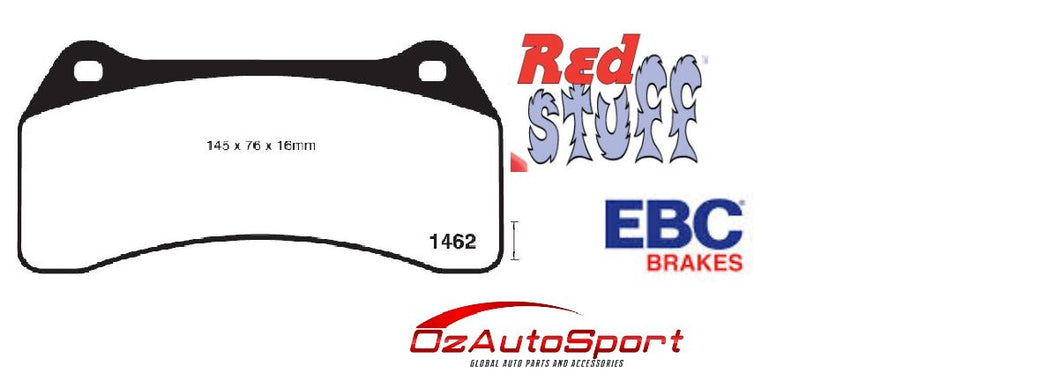 EBC Redstuff Front Brake Pads For Jaguar S Type 4.2 S/C 2002-2006 DP31462